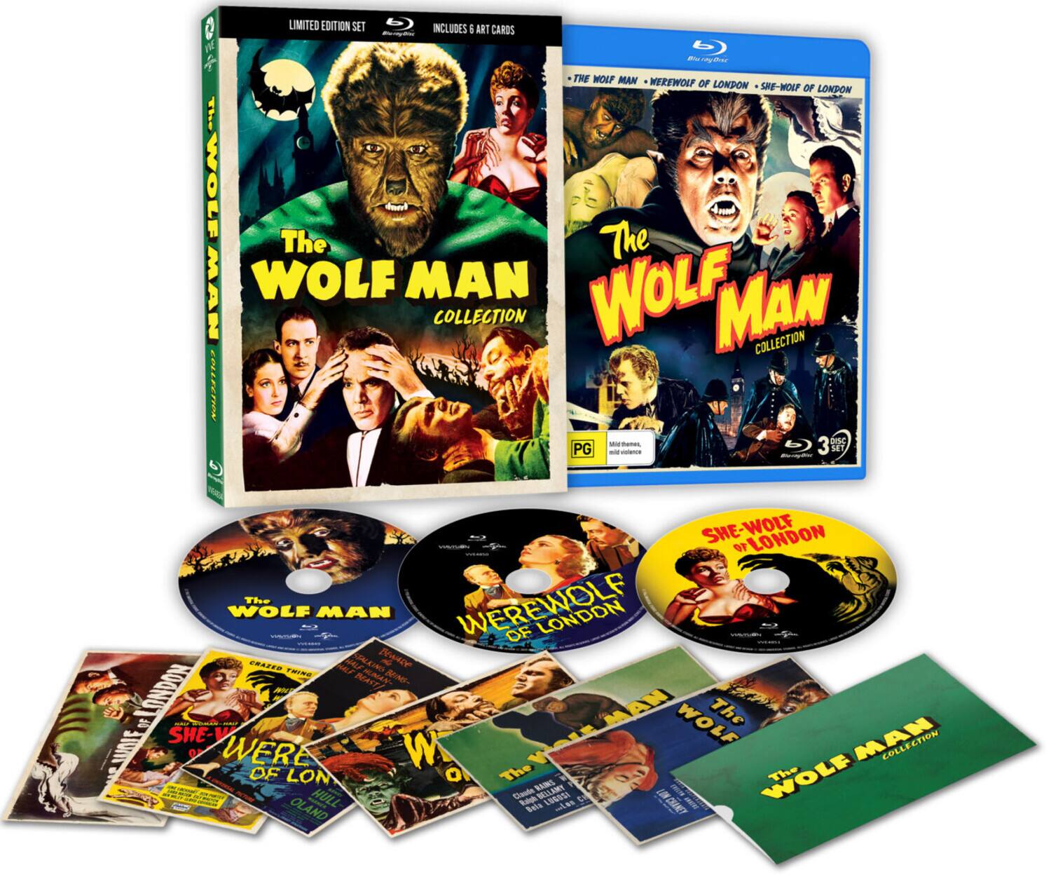 Front. The Wolf Man Collection (1935-1946)   - BLU-RAY.