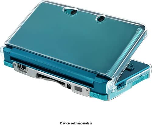 Angle Standard. eForCity - Bundle Snap-On Crystal Case for Nintendo 3DS.