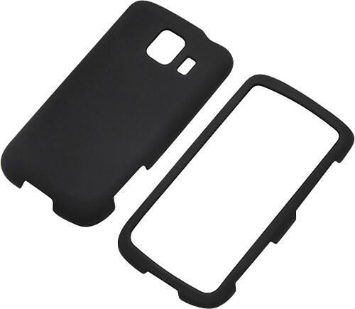 Angle Standard. eForCity - Bundle Snap Case for LG Optimus S LS670 Mobile Phones - Black.