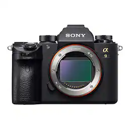 Sony - a9 Full Frame Mirrorless Interchangeable-Lens Camera (Body Only) (ILCE9/B) (International Model) - Black