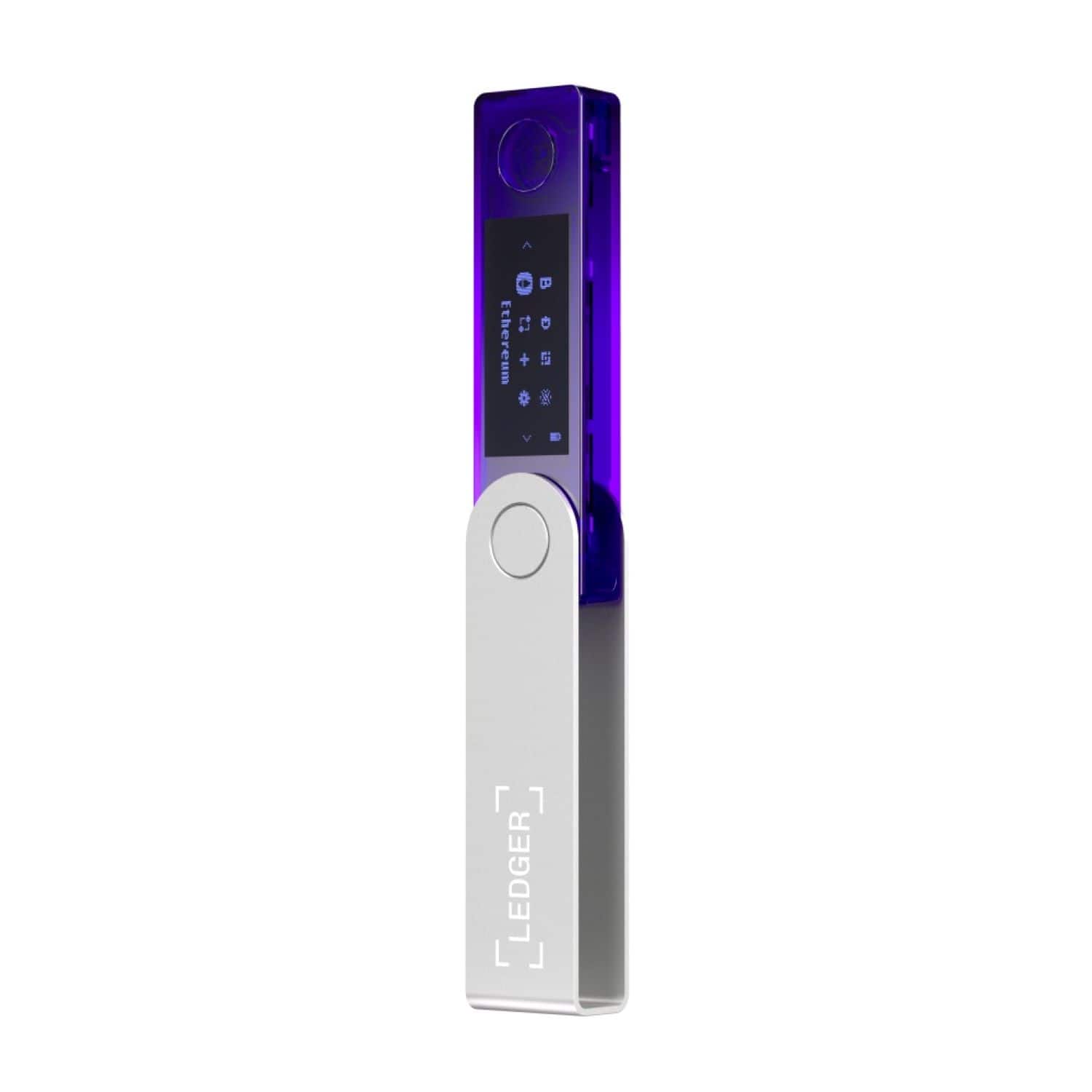 Alt View 13. Ledger - Nano X Crypto Hardware Wallet - Bluetooth - Cosmic Purple.