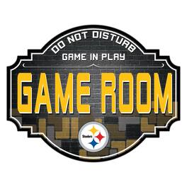Fan Creations - Pittsburgh Steelers 12'' Game Room Tavern Sign - Multicolor