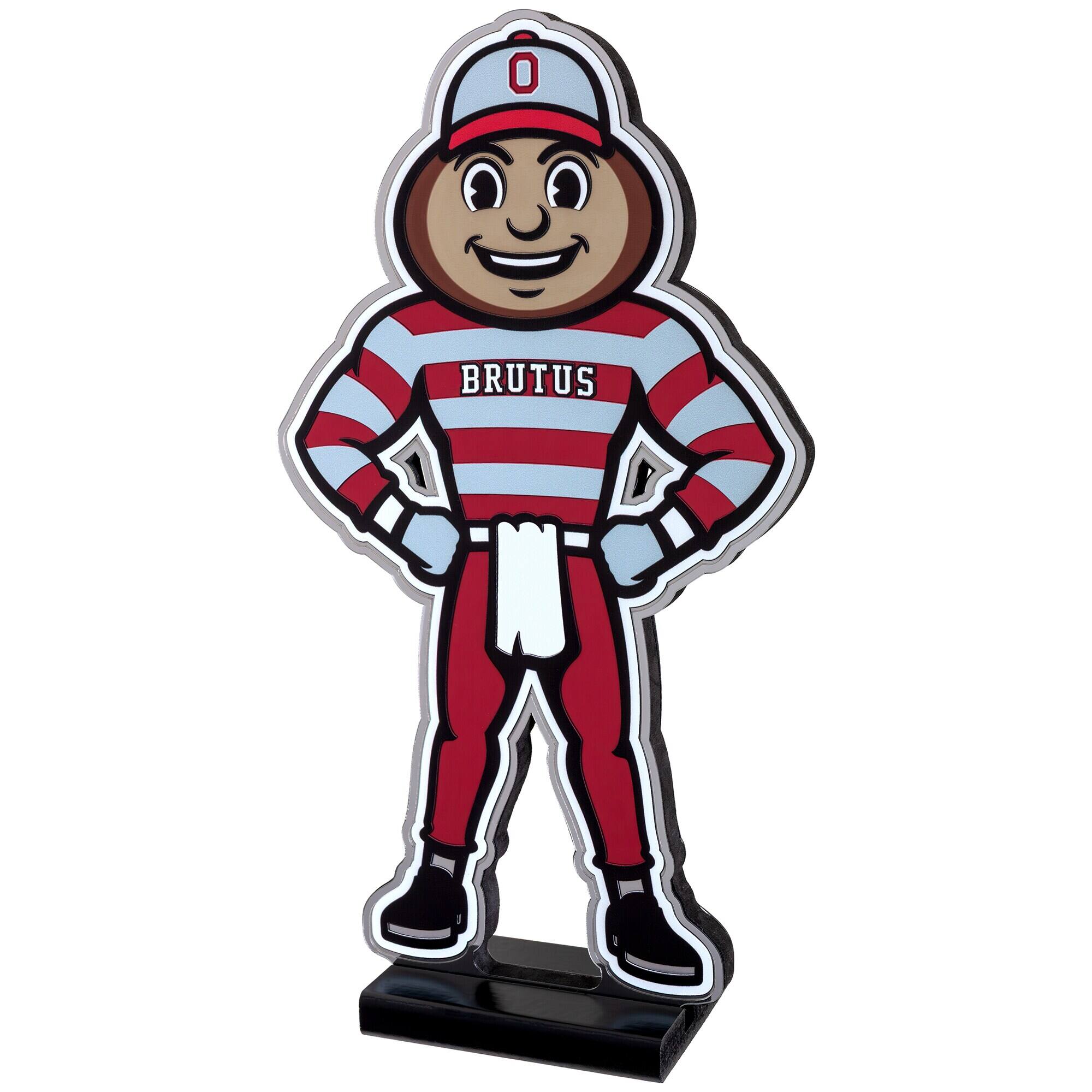 Alt View 1. Sporticulture - Ohio State Buckeyes LED Infinity Logo Light - Red.