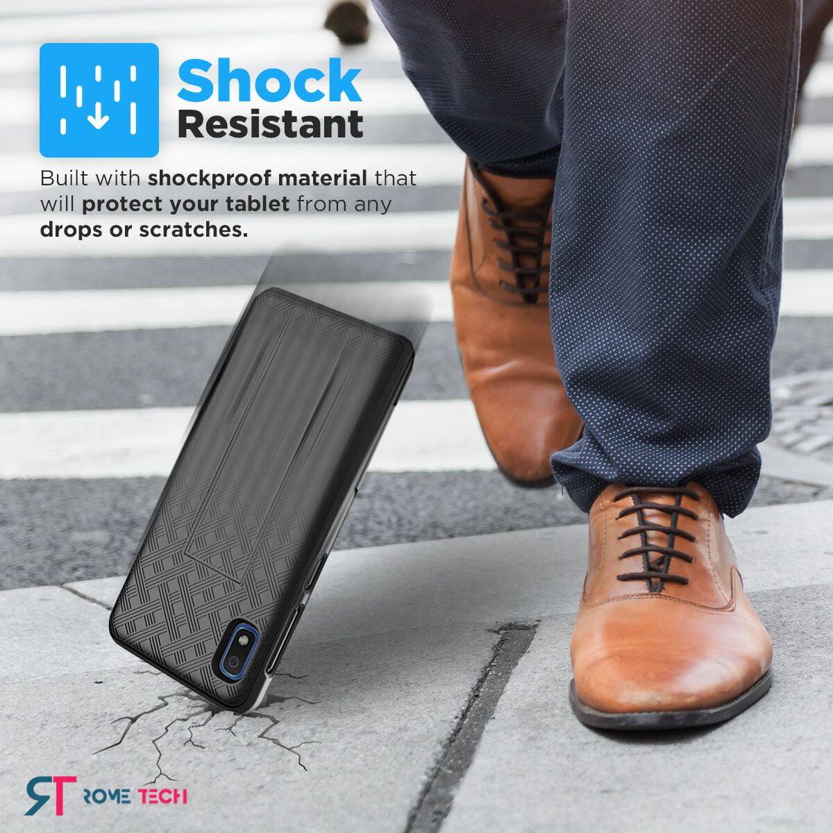 Shock Resistant

Built with shockproof material that will protect your tablet from any drops or scratches.

TR ROME TECH