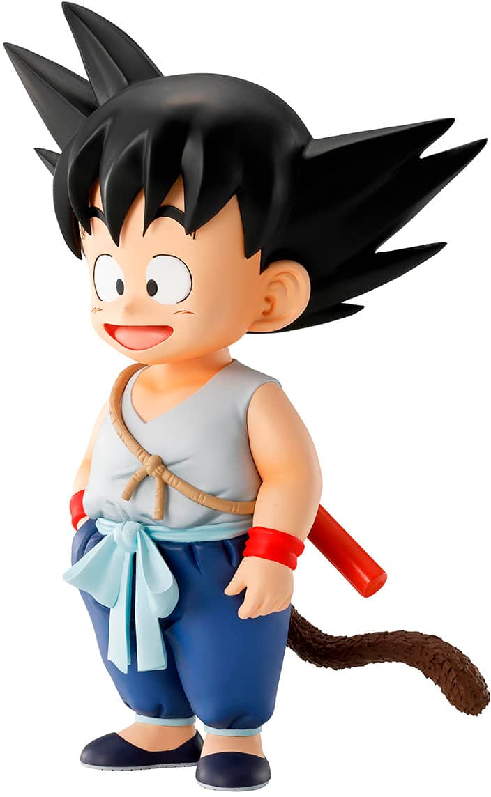 Alt View 2. Bandai - 5.1" Son Goku & 4.3" Krillin - Son Goku Training Section - Dragon Ball - Ichibansho Masterlise Figures.