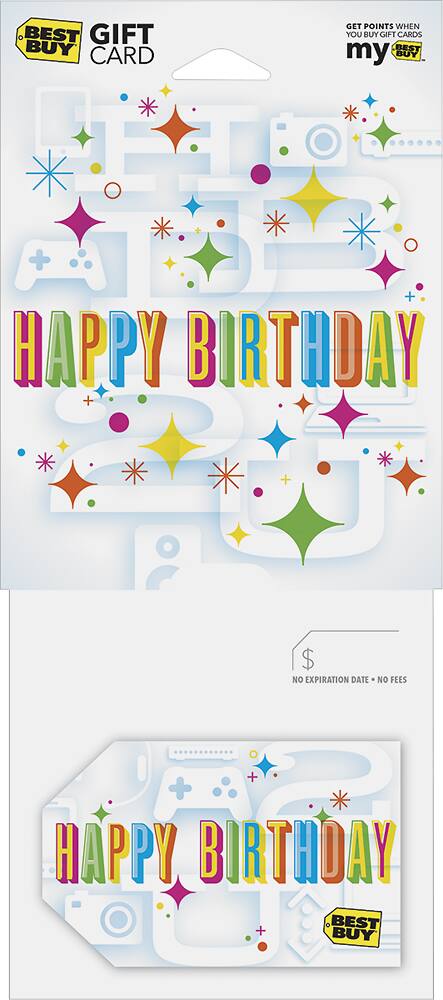 Front. Best Buy® - $100 Birthday HBD2U Gift Card.