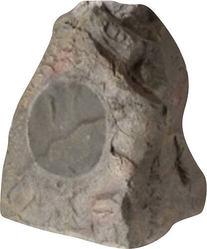 Angle. MartinLogan - Installer Series 7-1/2" 80W Outdoor Speaker (Each) - Gray Stone.