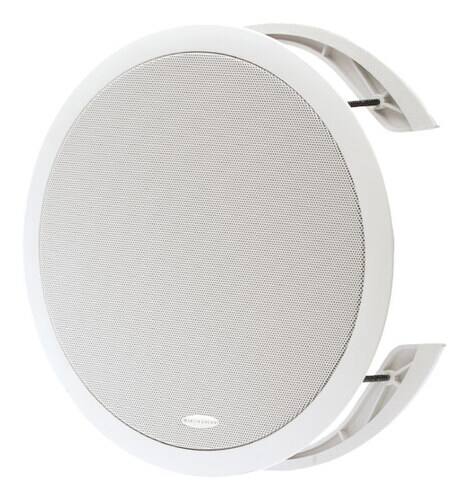 Front. MartinLogan - 6-1/2" In-Ceiling Speaker (Each) - White.