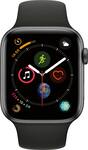 Best Buy Apple Watch Series 4 GPS 44mm Space Gray Aluminum Case with Black Sport Band Space Gray 2018 MU6D2LL A