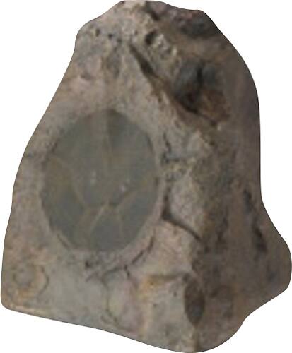 Angle. MartinLogan - Installer Series 6-1/2" 70W Outdoor Speaker (Each) - Gray Stone.