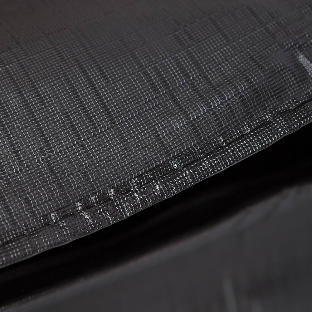 Alt View 11. Fire Sense - Outdoor Patio Fireplace Vinyl Cover - Black.