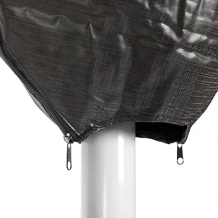 Front. Fire Sense - Patio Heater Head Vinyl Cover - Black.