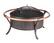 Front. Fire Sense - Copper Rail Fire Pit - Copper.