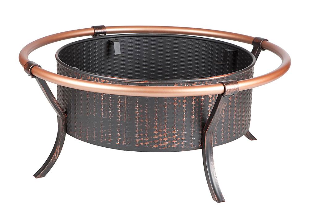 Alt View 14. Fire Sense - Copper Rail Fire Pit - Copper.