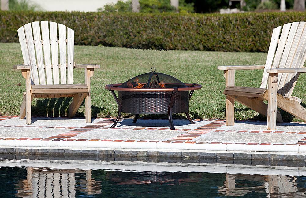 Alt View 17. Fire Sense - Copper Rail Fire Pit - Copper.