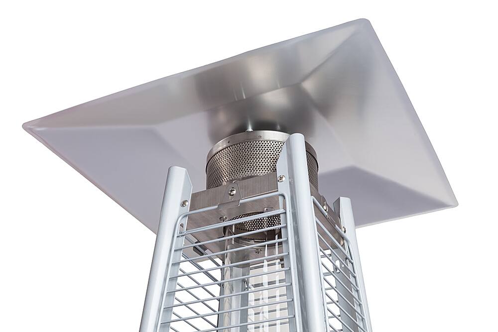 Best Buy Fire Sense Pyramid Flame Heater Stainless Steel 60523