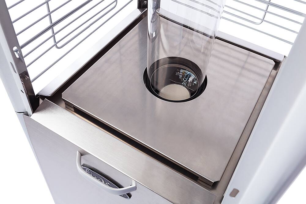 Alt View 14. Fire Sense - Pyramid Flame Heater - Stainless Steel.