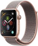 Left Zoom. Apple Watch Series 4 (GPS) 44mm Gold Aluminum Case with Pink Sand Sport Loop - Gold Aluminum.