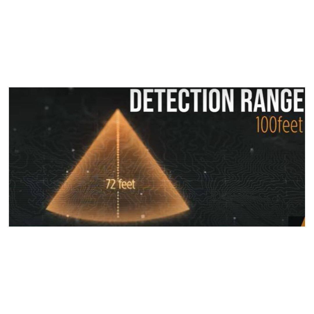 DETECTION RANGE  
100 feet  
72 feet