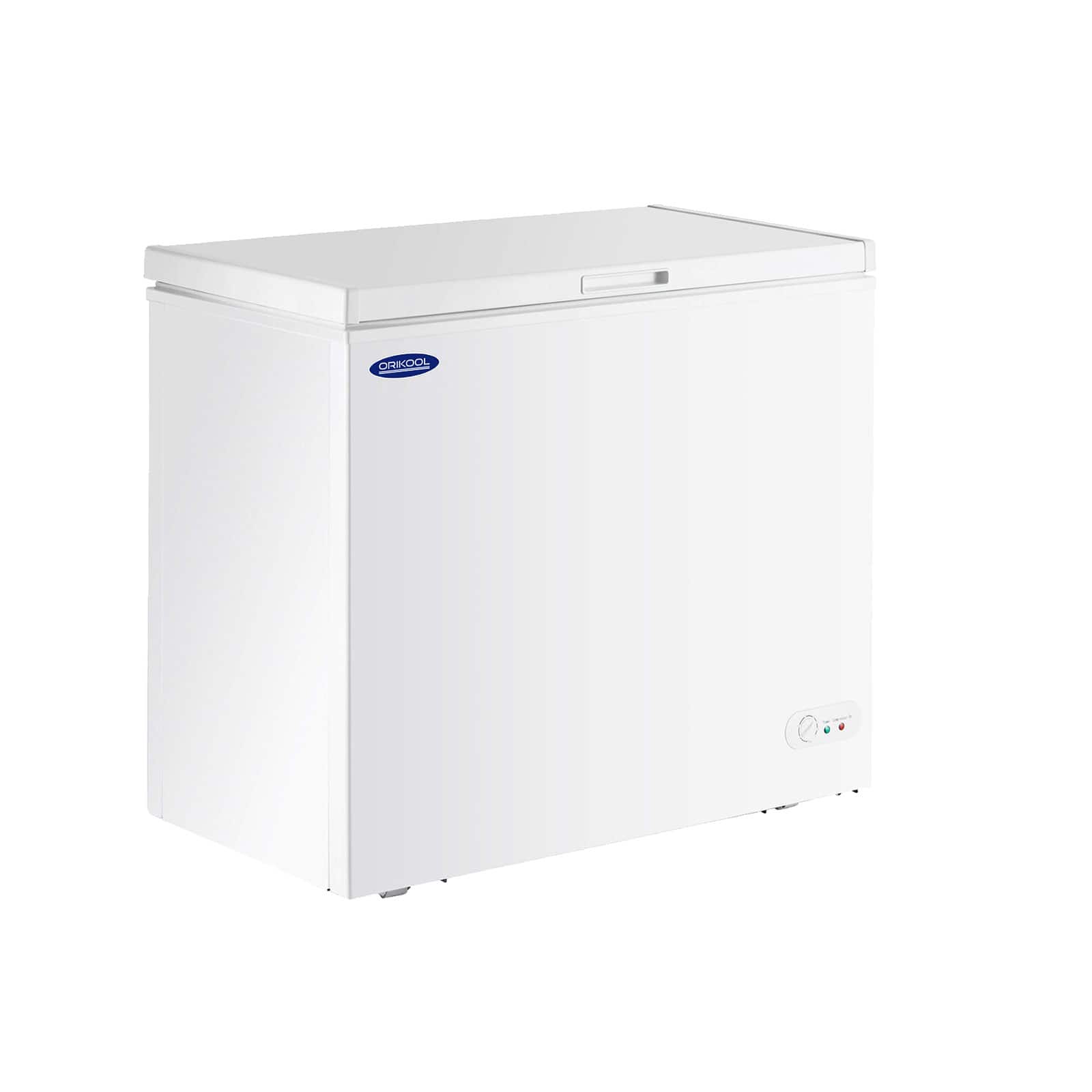 Chery Life - 7.0 Cu.ft Solid Top Commercial Deep Chest Freezers with Lockable Stay-Open Lid Painted - White