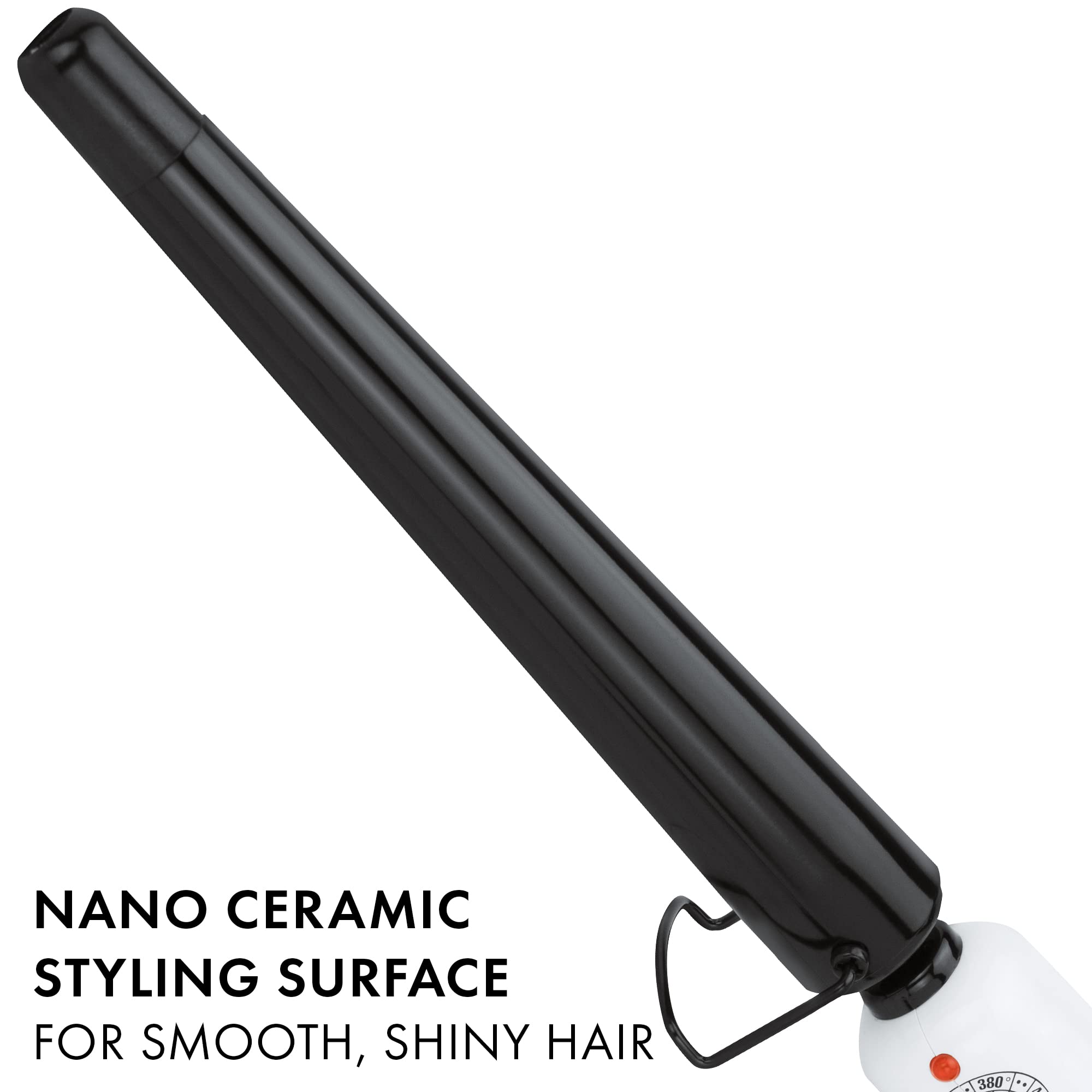 NANO CERAMIC STYLING SURFACE FOR SMOOTH, SHINY HAIR