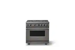 Viking - Pro 7 Series 5.6 Cu. Ft. Freestanding Sealed 4 Burner Gas Convection Range - Damascus Gray - Damascus Gray