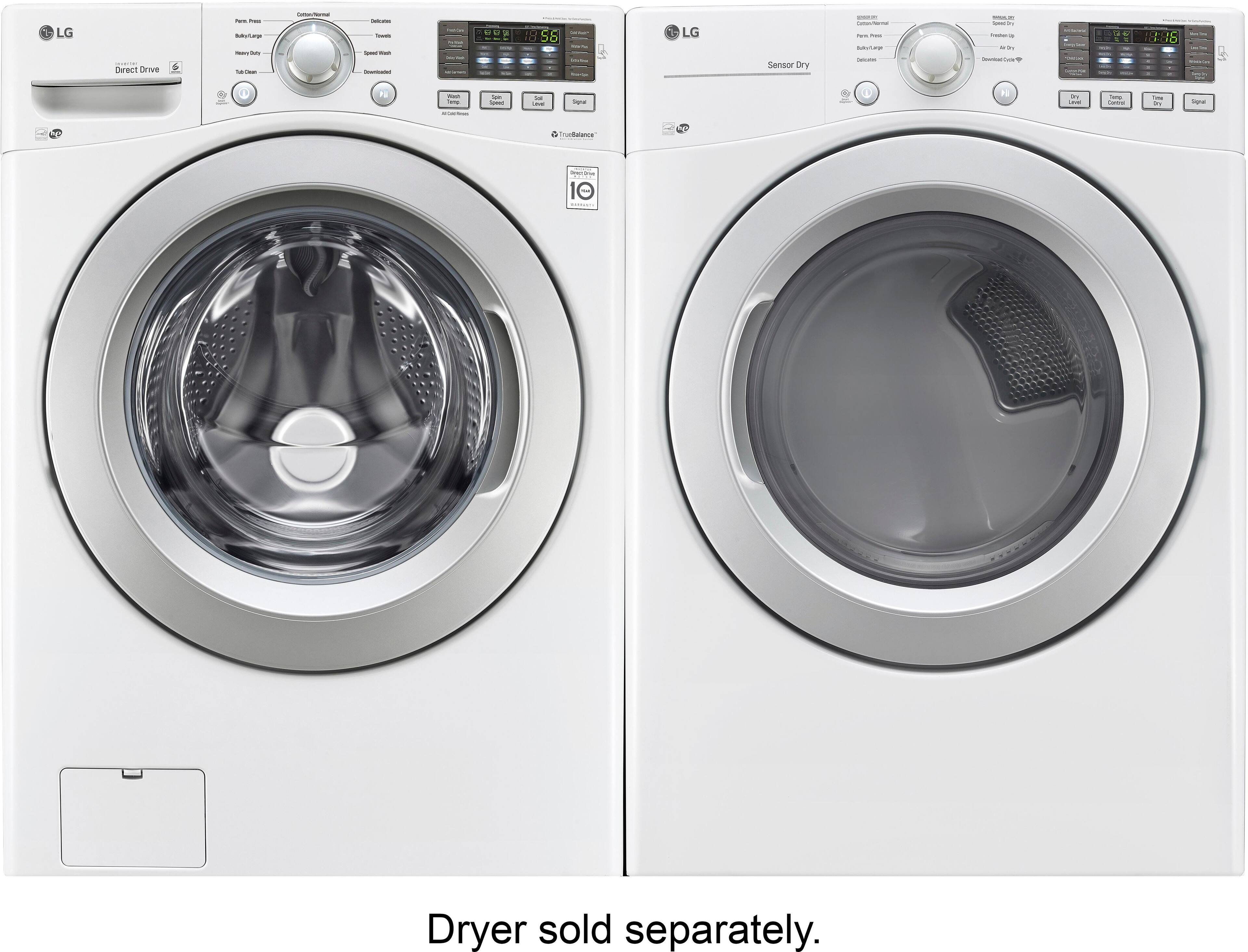Alt View 15. LG - 4.5 Cu. Ft. 9-Cycle Front-Loading Washer.
