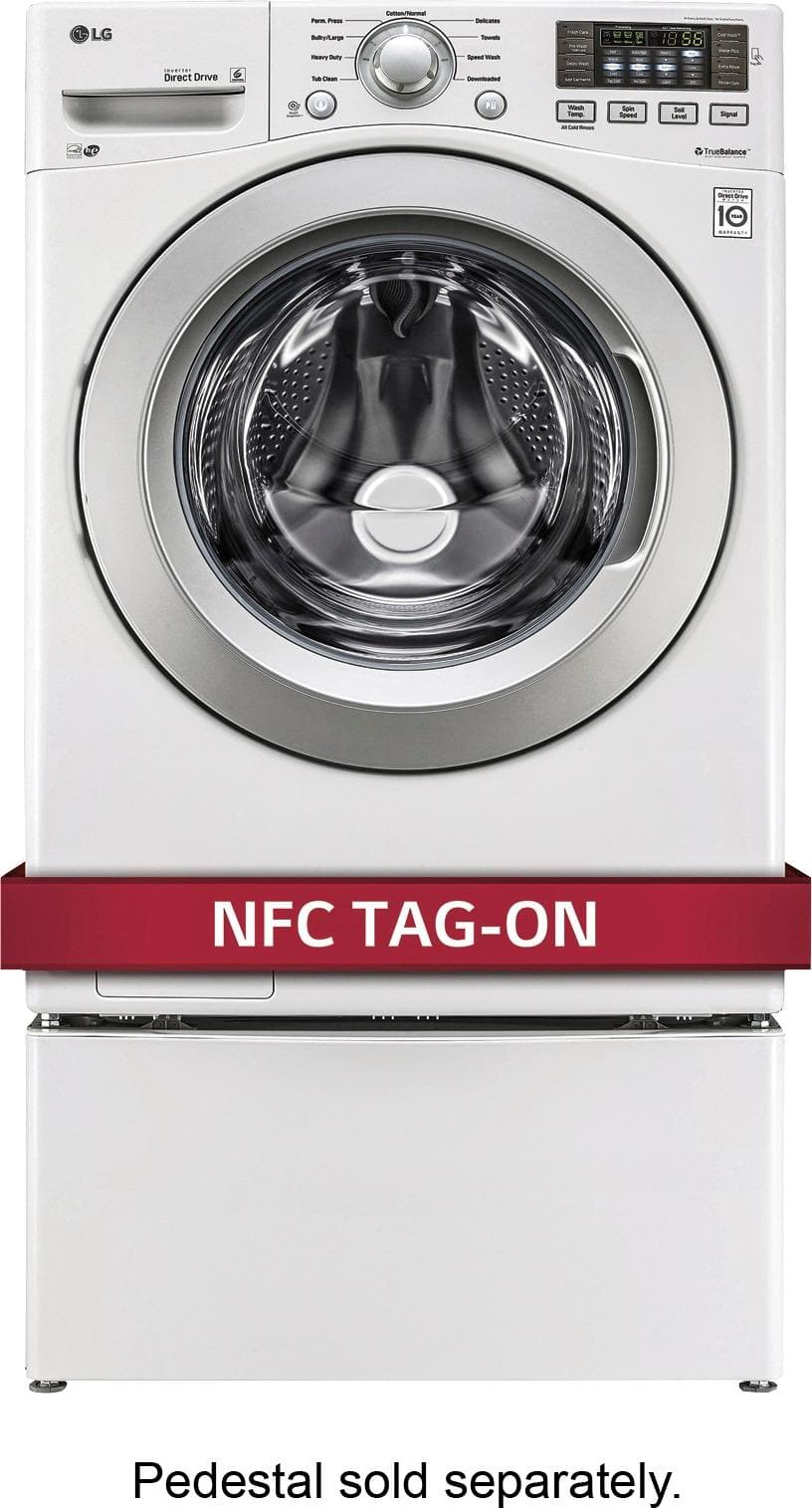 Alt View 3. LG - 4.5 Cu. Ft. 9-Cycle Front-Loading Washer.