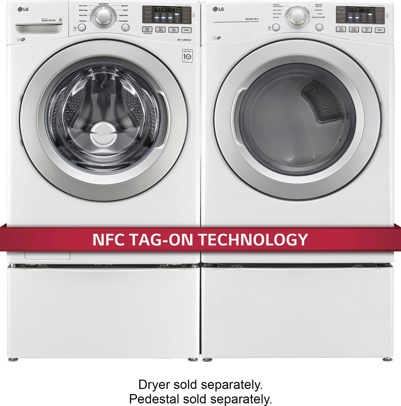 Alt View 4. LG - 4.5 Cu. Ft. 9-Cycle Front-Loading Washer.