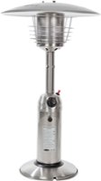 Fire Sense - Tabletop Patio Heater - Stainless-Steel - Front_Zoom