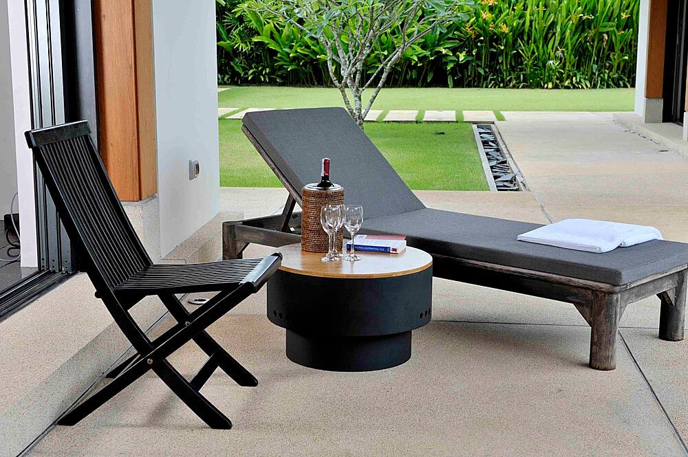 Alt View 18. Fire Sense - Fire Pit - Black.