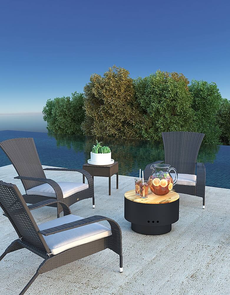Alt View 19. Fire Sense - Fire Pit - Black.