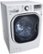 Angle. LG - 4.5 Cu. Ft. 14-Cycle Front-Loading Washer with Steam - White.