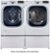 Alt View 6. LG - 4.5 Cu. Ft. 14-Cycle Front-Loading Washer with Steam - White.