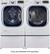 Alt View 6. LG - 4.5 Cu. Ft. 14-Cycle Front-Loading Washer with Steam - White.