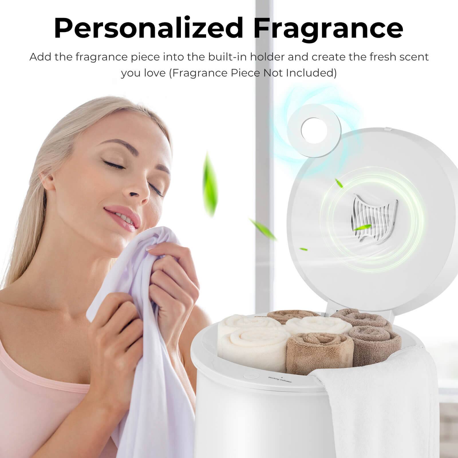 Personalized Fragrance  
Add the fragrance piece into the built-in holder and create the fresh scent you love (Fragrance Piece Not Included)