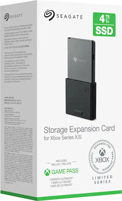 Seagate 4TB Storage Expansion Card for Xbox Series X|S NVMe SSD Seagate 4TB Storage Expansion Card for Xbox Series X|S NVMe SSD
