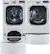 Alt View 6. LG - 7.4 Cu. Ft. 14-Cycle Gas Dryer with Steam - White.