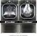 Alt View 15. LG - 4.5 Cu. Ft. High-Efficiency Stackable Front-Load Washer with Steam and TurboWash Technology - Black stainless steel.