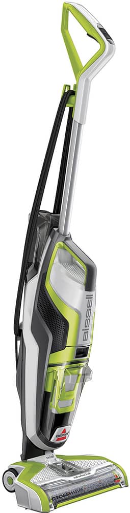 Angle. BISSELL - CrossWave All-in-One Multi-Surface Cleaner - White/Titanium/Cha Cha Lime.