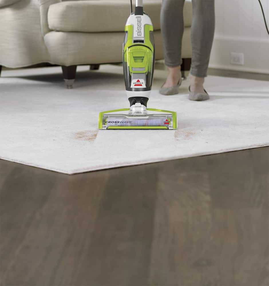 Alt View 12. BISSELL - CrossWave All-in-One Multi-Surface Cleaner - White/Titanium/Cha Cha Lime.