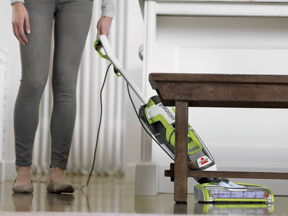 Alt View 16. BISSELL - CrossWave All-in-One Multi-Surface Cleaner - White/Titanium/Cha Cha Lime.