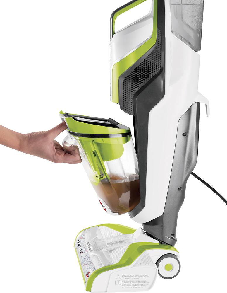 Alt View 19. BISSELL - CrossWave All-in-One Multi-Surface Cleaner - White/Titanium/Cha Cha Lime.