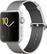 Front. Apple - Apple Watch Series 2 42mm Silver Aluminum Case Pearl Woven Nylon Band - Silver Aluminum.