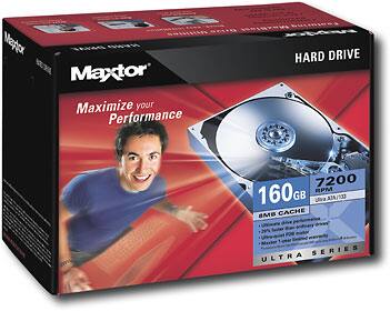 Front Standard. Maxtor - 160.0GB Internal Hard Drive.