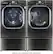 Alt View 13. LG - 7.4 Cu. Ft. Stackable Electric Dryer with Steam and Sensor Dry - Black stainless steel.