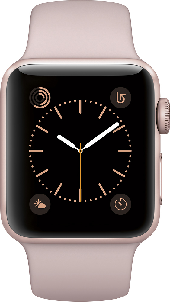 Best Buy: Apple Watch Series 2 38mm Rose Gold Aluminum Case Pink 