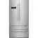 Front. Bosch - 800 Series 20.7 Cu. Ft. 4-Door French Door Counter-Depth Refrigerator.