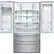 Alt View 11. Bosch - 800 Series 20.7 Cu. Ft. 4-Door French Door Counter-Depth Refrigerator.