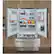 Alt View 13. Bosch - 800 Series 20.7 Cu. Ft. 4-Door French Door Counter-Depth Refrigerator.